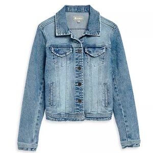 NWT Tractr Blue Denim Jacket XL